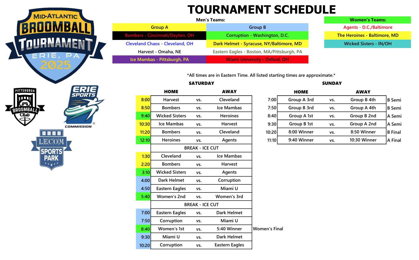 Mid Atlantic Broomball Tournament 2025